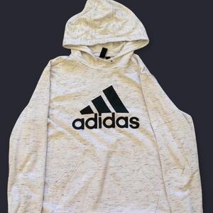 large white adidas hoodie, barely used